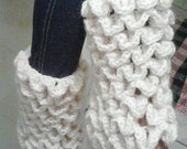 Crocodile Style Crochet Leg Warmers