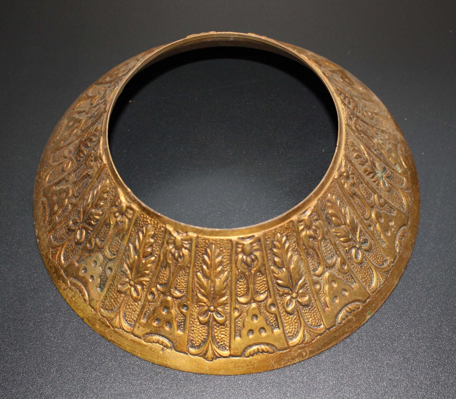 Brass Light Fixture Escutcheon Plate