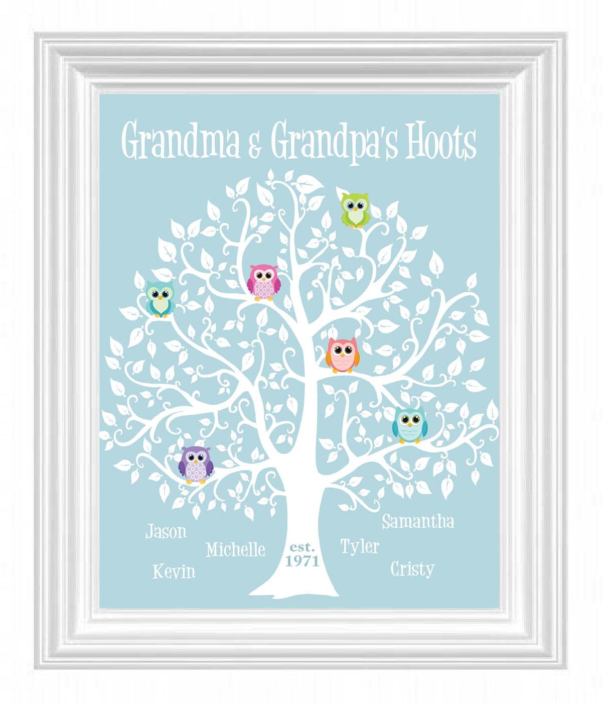 Grandma and Grandpa Personalized Gift Gift for Grandparents