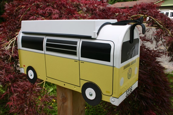 EXAMPLE Custom Made To Order Volkswagen Bus Mailbox by TheBusBox