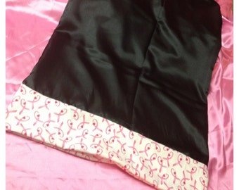 E Dreams for the Cure-Breast Cancer Donation - Onyx Ribbon Dreamer Pillowcase