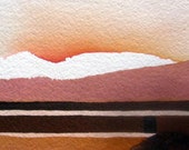 Zen Impressions Series    "Suddenly Sunset"   -    Original, One of a Kind