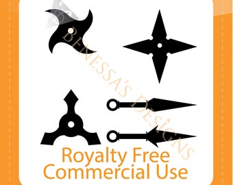 Popular items for ninja clipart on Etsy