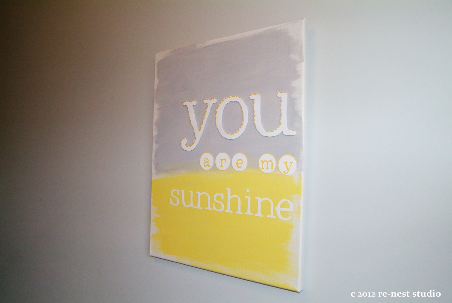 you are my sunshine canvas sunshine sign/nursery