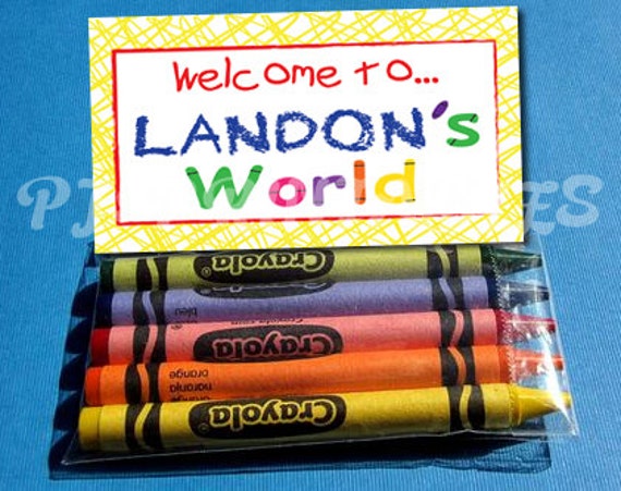 Elmo's World Favor Bag Fold Over signs- Customized Digital File Il_570xn