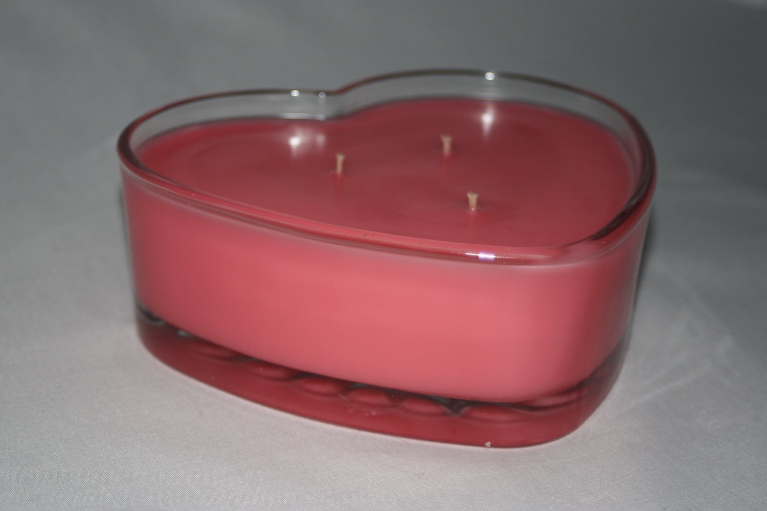 Heart Shaped Candle 3 Wicked You choose Color and Scent