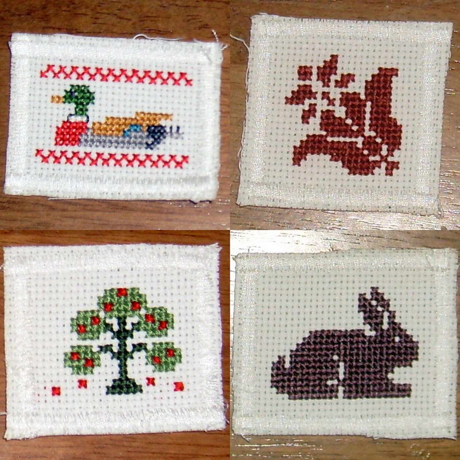 Cross Stitch Scrapbook Embellishments