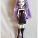 Sweet Goth DRESS STOCKINGS & Jewelry Handmade for Monster High Doll Custom Fashion by dolls4emma
