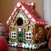 Polymer Clay Christmas Gingerbread House Candle by Sweetystuff