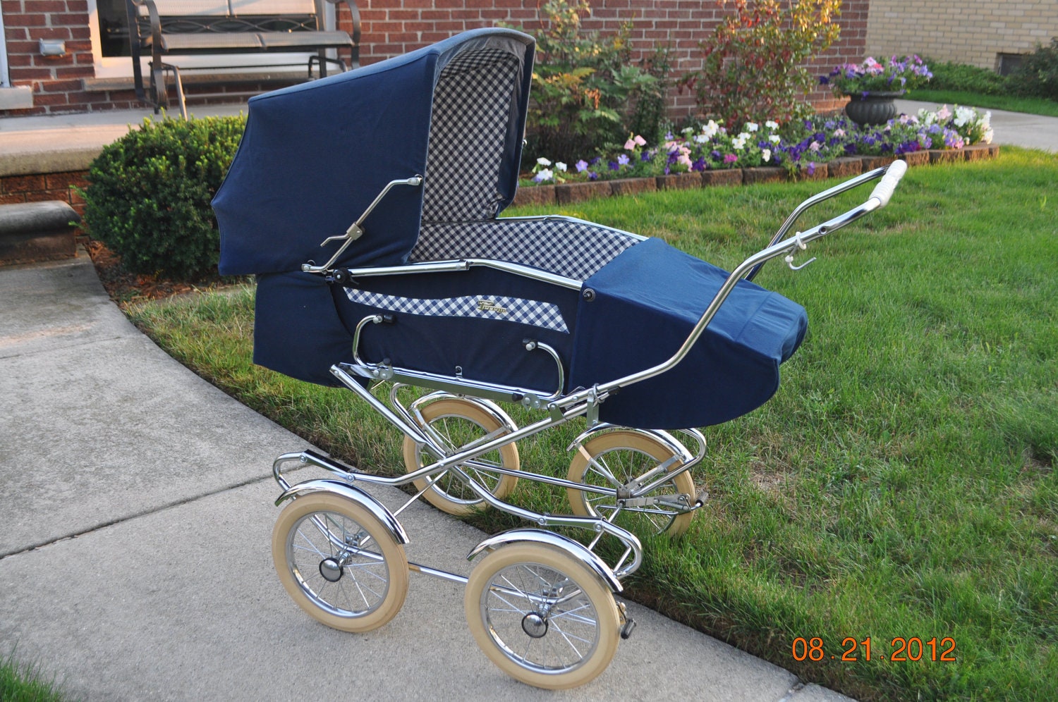 vintage pram stroller