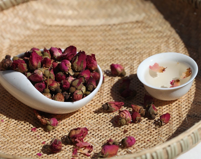 Herbal Infusion - Dried Rosebud Loose Leaf Tea Net 30 grams / 1.1 oz