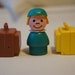 Fisher Price Little People Flight Attendant and Luggage