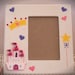 Personalized Hand Painted Picture Frame With Princess Theme