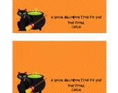 Printable Cauldron and Broom Treat Bag Topper Il_170x135