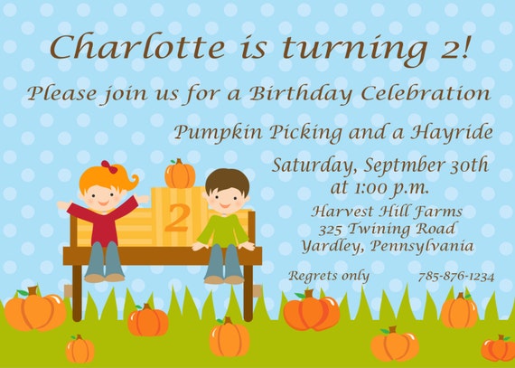Printable Hayride Invitation Il_570xn