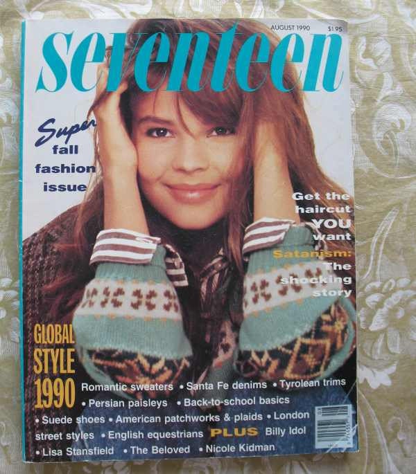 Reserved Vintage Seventeen Magazine August 1990 Fall Fashion