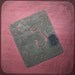 Antique French stencil sheet for embroidery - Vintage tool printing monogram letter on fabric