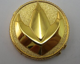 Green Ranger Power Coin Dragon (Fits 1991-93 Morpher Toy) Cos Play Prop Alloy Metal Chrome Free Shipping