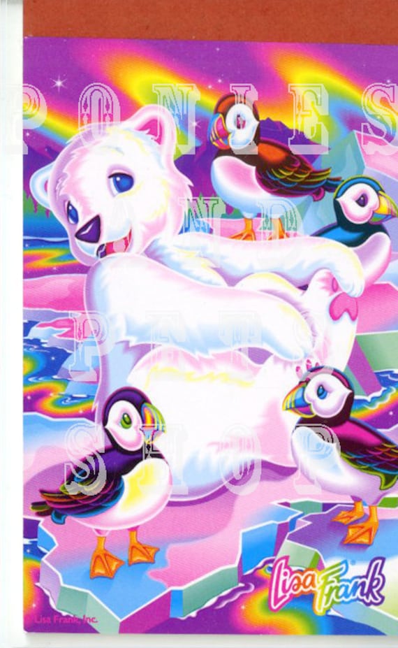 Vintage Lisa Frank Roary the Polar Bear Notebook