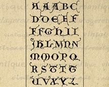 gothic manuscript letters