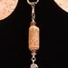 Beaded Wine Cork Keychain