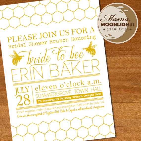 Bride To Bee Invitations 2