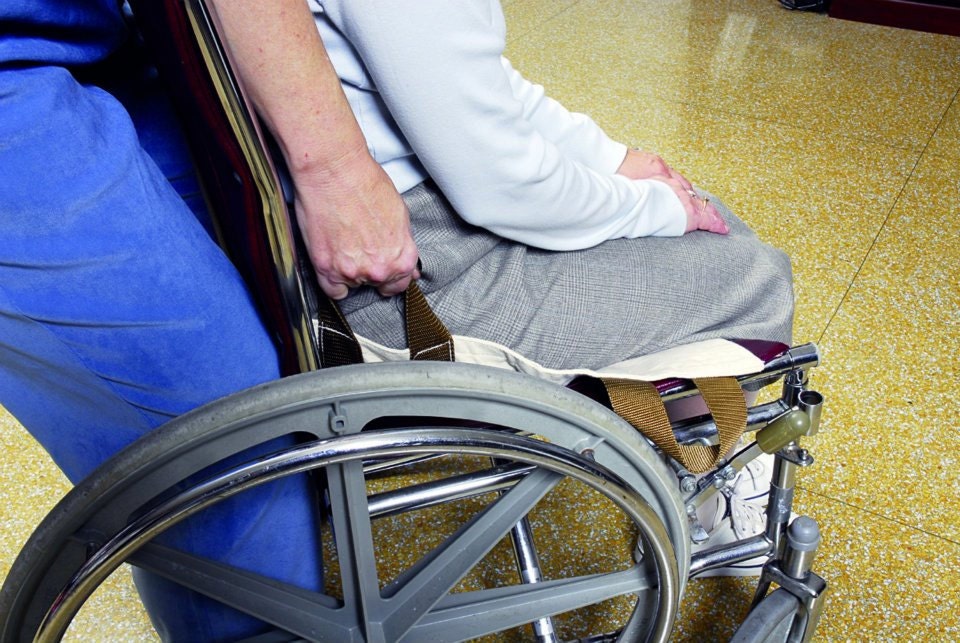Reposition Patient in Wheelchair with Skid Seat by CaregiversAide