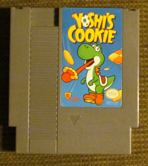 YOSHI'S Cookie Original Nintendo Game NES 8 by