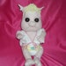 Large Creature Alien Baby Cloth Doll Hand Sculpted
