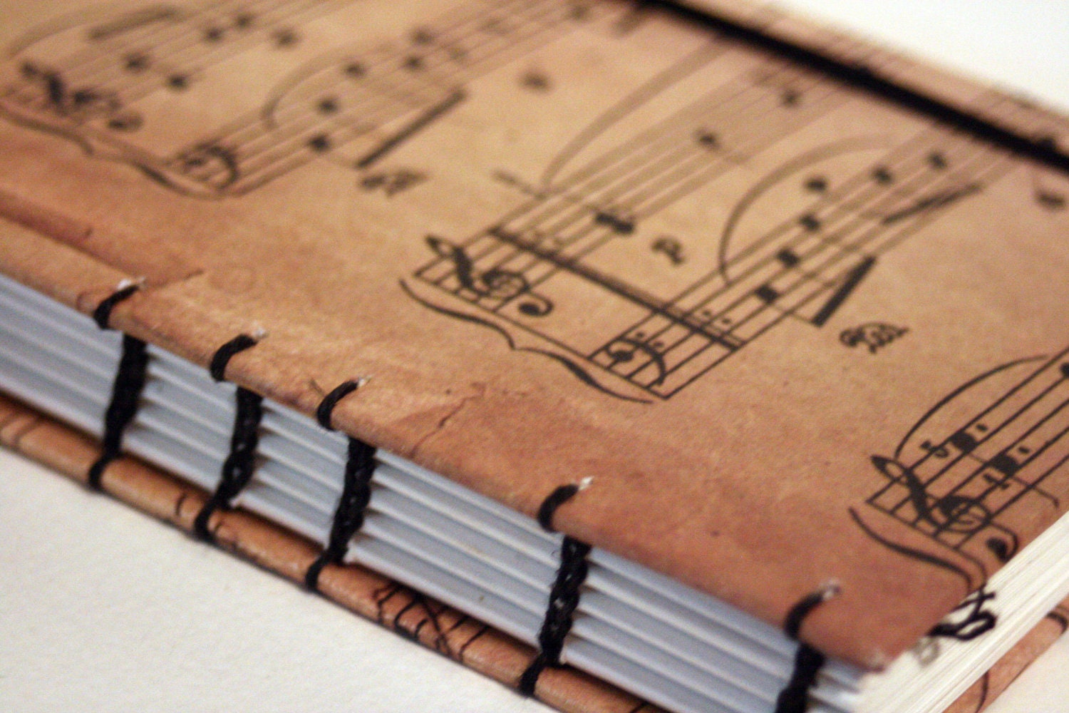 Sheet Music Notes Book Cover Travel Journal Diary Small