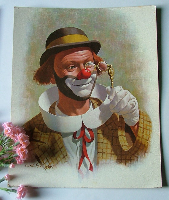 Vintage Pair Of Clown Prints By Arthur Sarnoff 16 By   Il 570xN.372197517 Sfmj 