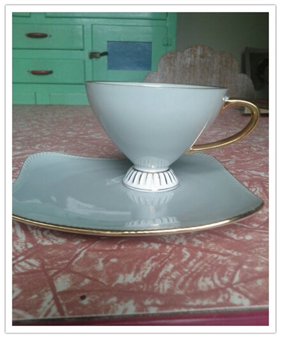 1950's Westminster China tea cup and saucer set. Powder