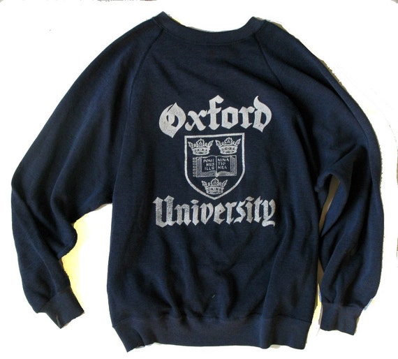 Vintage SUPER SOFT OXFORD University Sweatshirt by NYCpicker