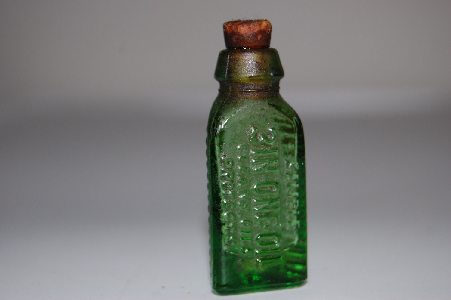 Antique Green 3 IN ONE OIL Sample Bottle by AdorableCollectables