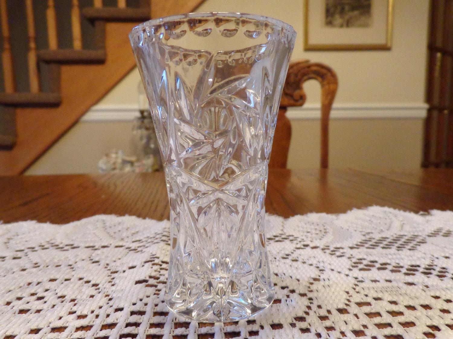 Lenox Crystal Star Bud Vase Mini Cottage by TribecasTreasures