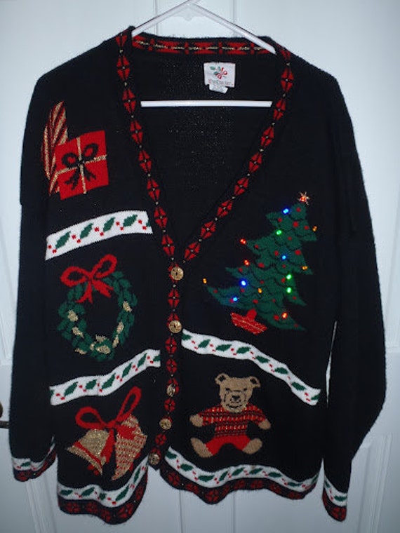 lighted ugly christmas sweater by uglychristmas4u on etsy lighted ugly christmas sweater by uglychristmas4u on etsy