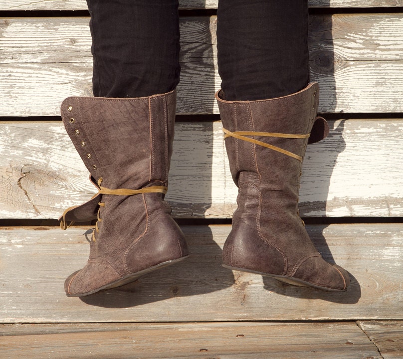 Hand Made Leather Boots for Man TOTI Booties