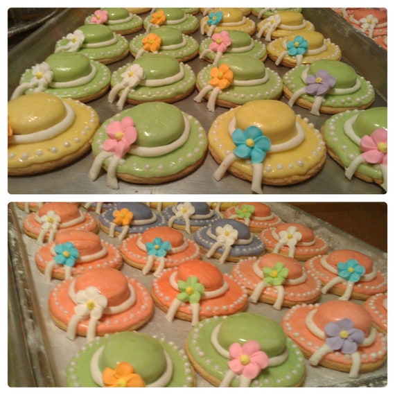 Items similar to 3D shaped Hat Cookies on Etsy