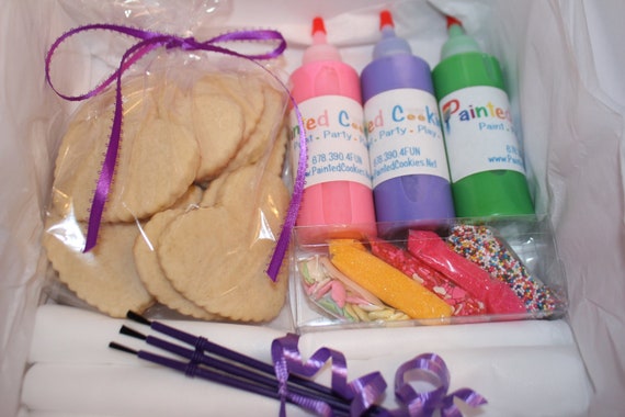 Items similar to Cookie Painting Kit/Cookie Decorating/Cookie