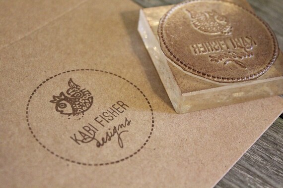 Custom Logo Stamp 2x2 Inches