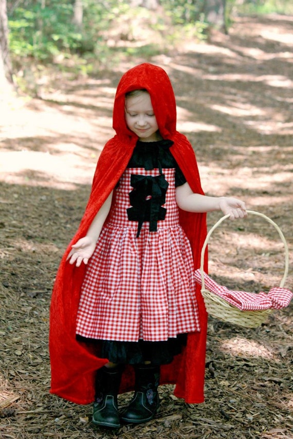 Items similar to Little Red Riding Hood, Halloween Costume, Little Red