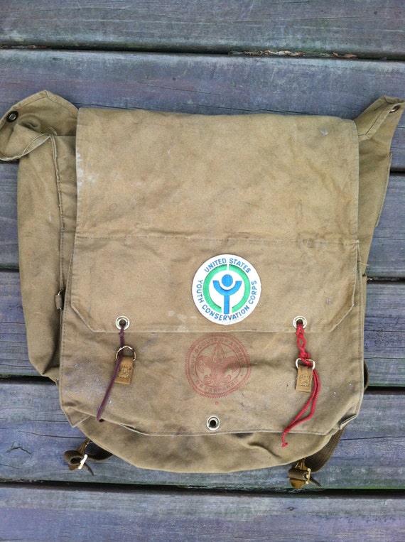 Vintage Boy Scouts of America Boy Scout Yucca Pack Backpack