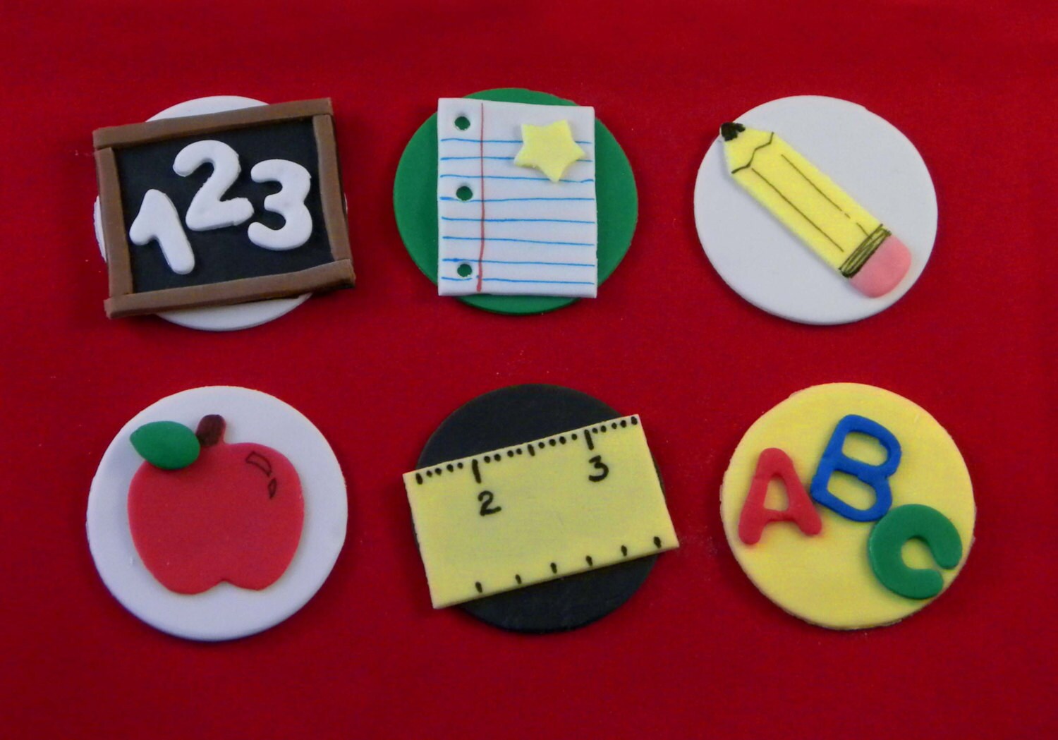 Items similar to School Teacher Themed Fondant Cupcake