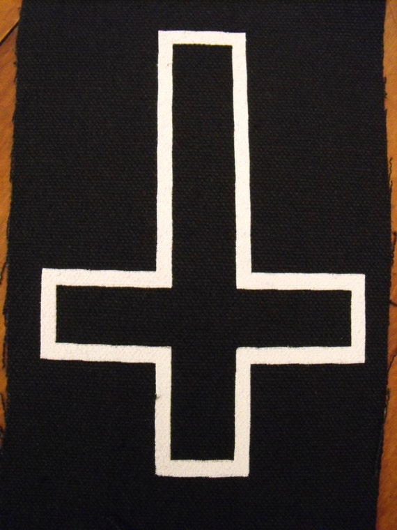 symbol upside meaning pentagram down devil punk CROSS satan pentagram black UPSIDE patch metal DOWN symbol upside meaning pentagram down devil punk CROSS satan pentagram black UPSIDE patch metal DOWN