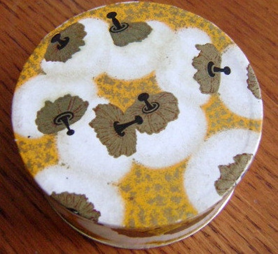 COTY Vintage Face Powder Box Original Pink Powder Puff Famous