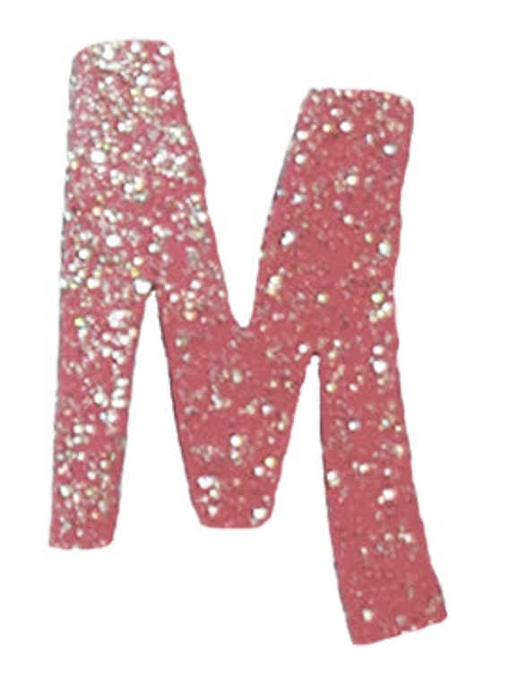 Items similar to Bright Pink Letter M on Etsy