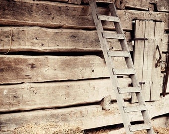 rustic farm photography barn photograph brown decor farm decor brown wall art wood decor ladder - Farm Decor rustic farm photography barn photograph brown decor farm decor brown wall art wood decor ladder - Farm Decor