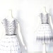 Vintage 50s Dress / White Eyelet Dress / 1950s Dress / XS
