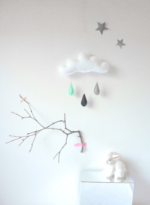 nubes -decoración infantil