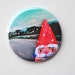 Pocket mirror dwarf man